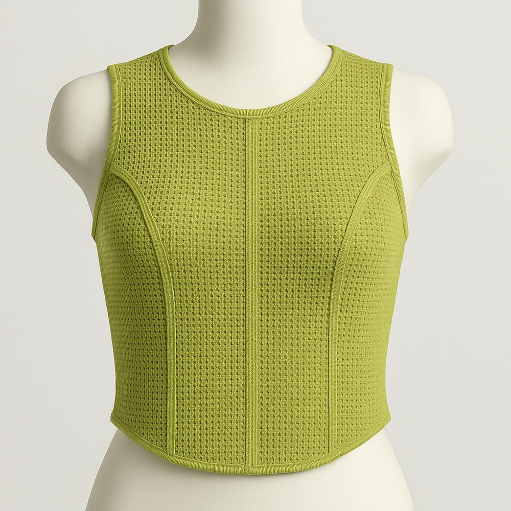 House of Harlow 1960 Lime Green Crop Top
